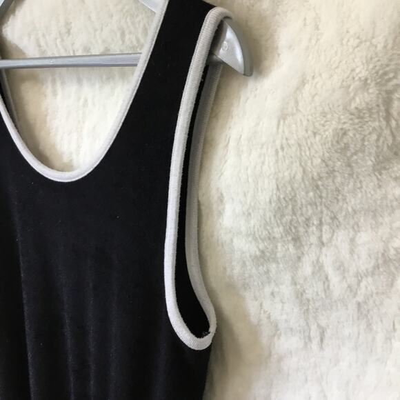 Xersion Black Sleeveless Terrycloth Romper - Picture 7 of 9